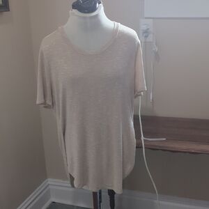 Alya gold short sleeve sweater, EUC, size large
